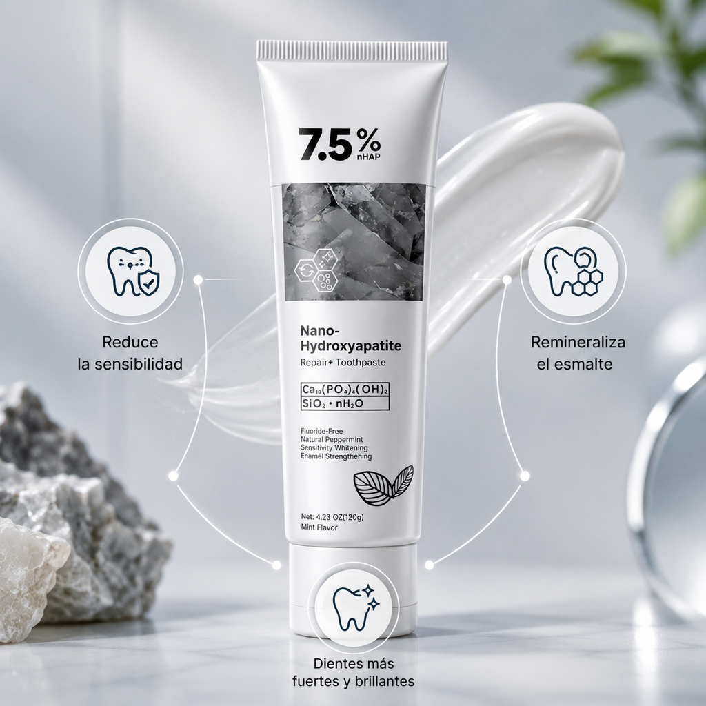 NanoSmile Pro: Crema dental con nano hidroxiapatita