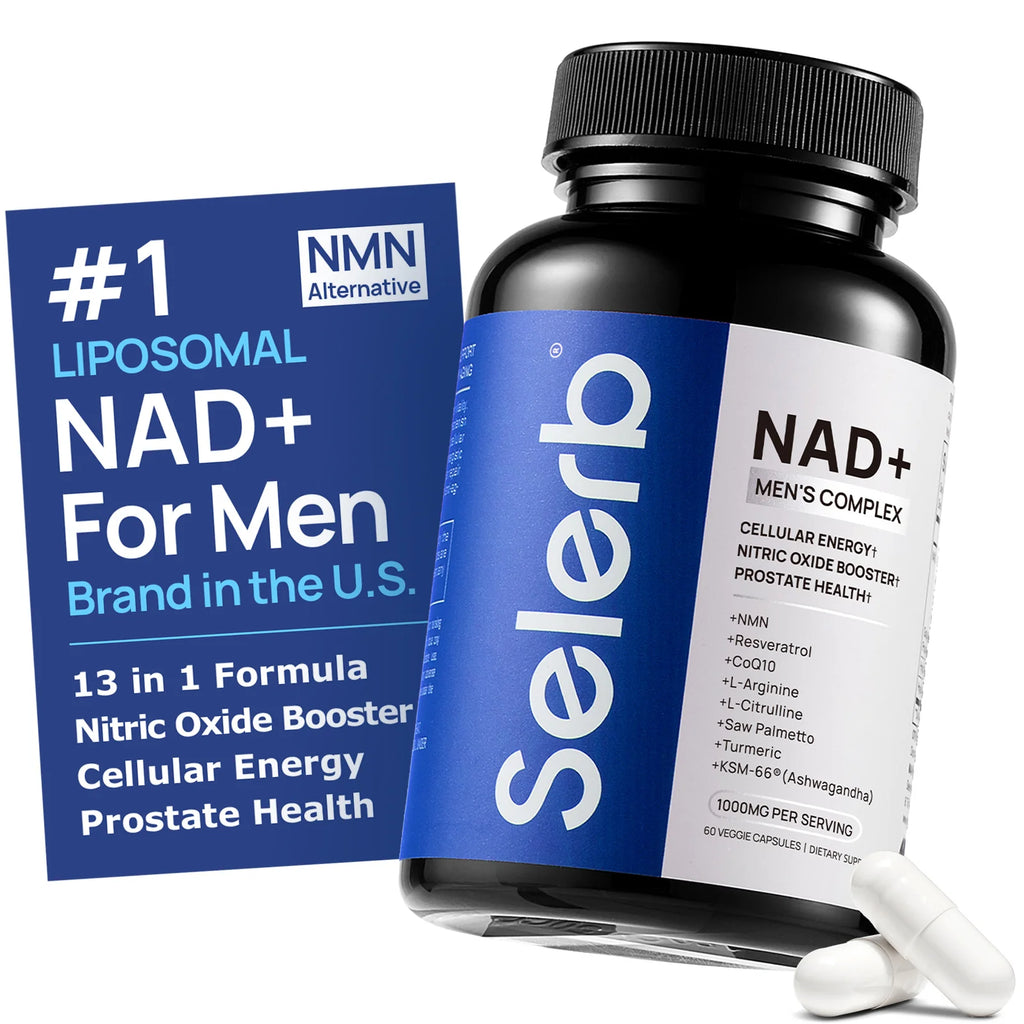 Selerb NAD+ Suplemento para Hombres — 60 Cápsulas