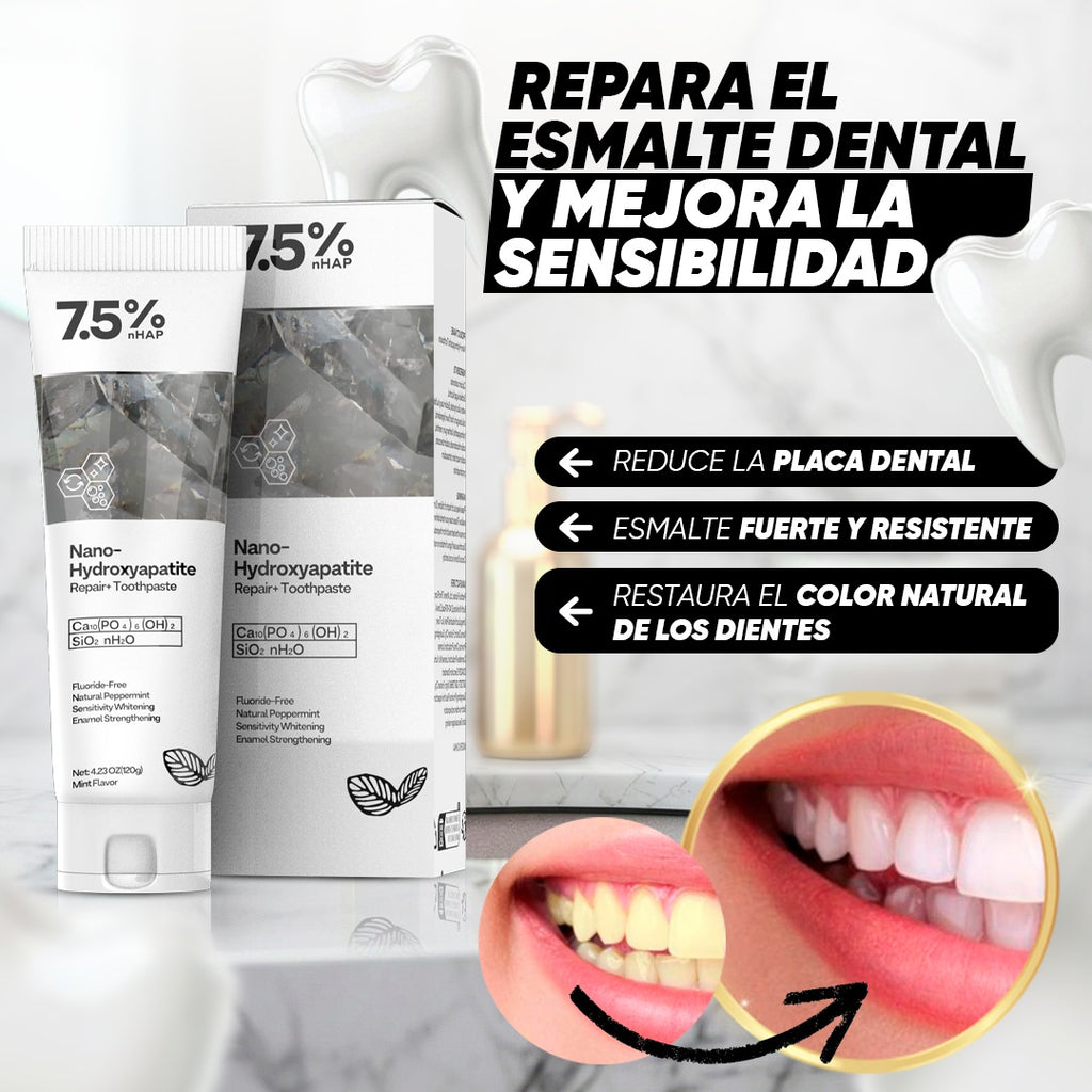 NanoSmile Pro: Crema dental con nano hidroxiapatita