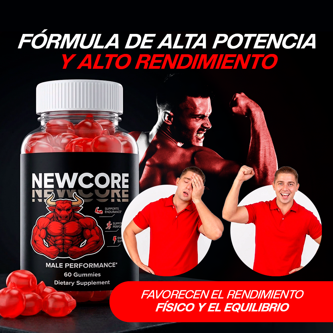 Newcore Male Performance Gummies: Energía y Vitalidad Natural