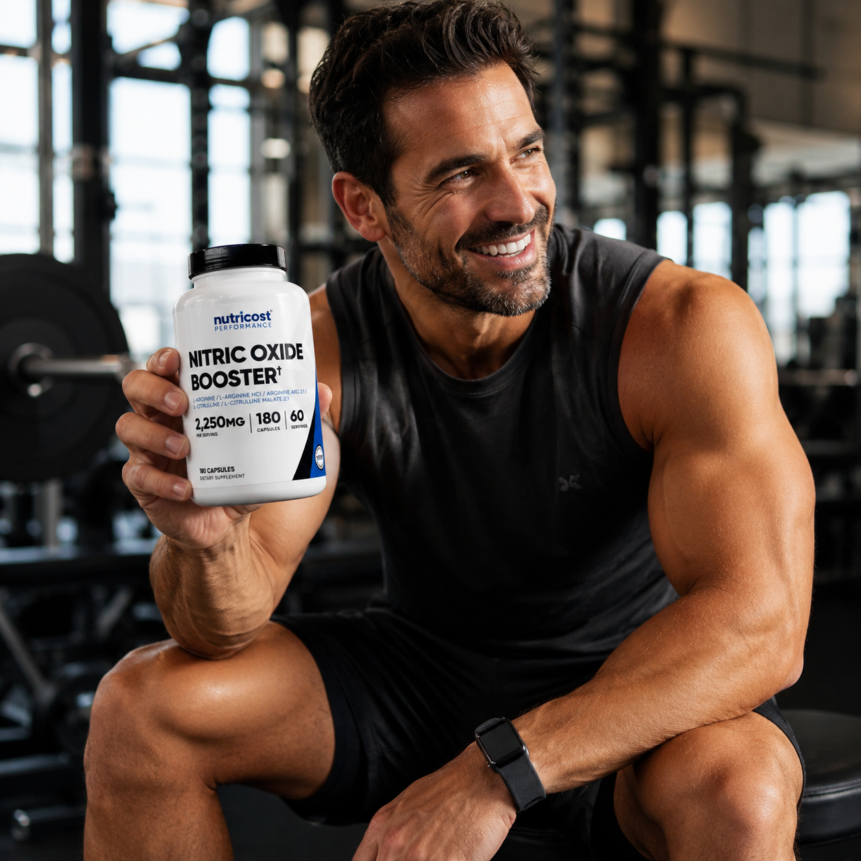 Nutricost Nitric Oxide Booster: Pump Extremo Sin Cafeína