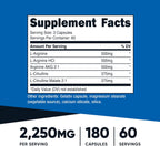Nutricost Nitric Oxide Booster: Pump Extremo Sin Cafeína