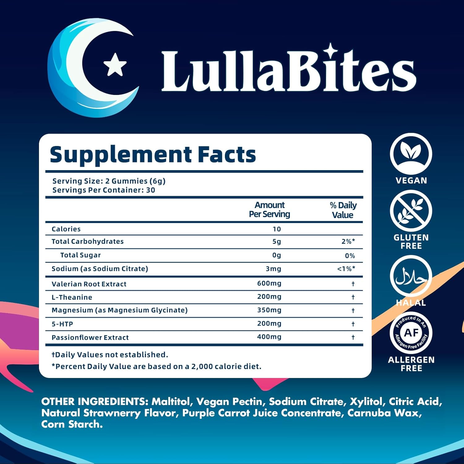 LullaBites Sleep Gummies: Sueño Profundo Sin Melatonina