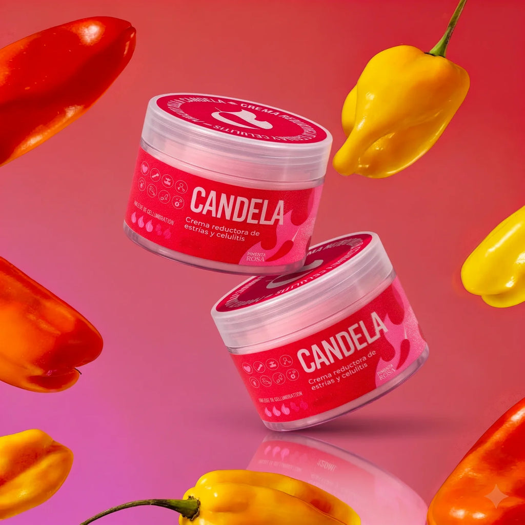 Candela Crema Reductora: Estrías, Celulitis y Piel Firme