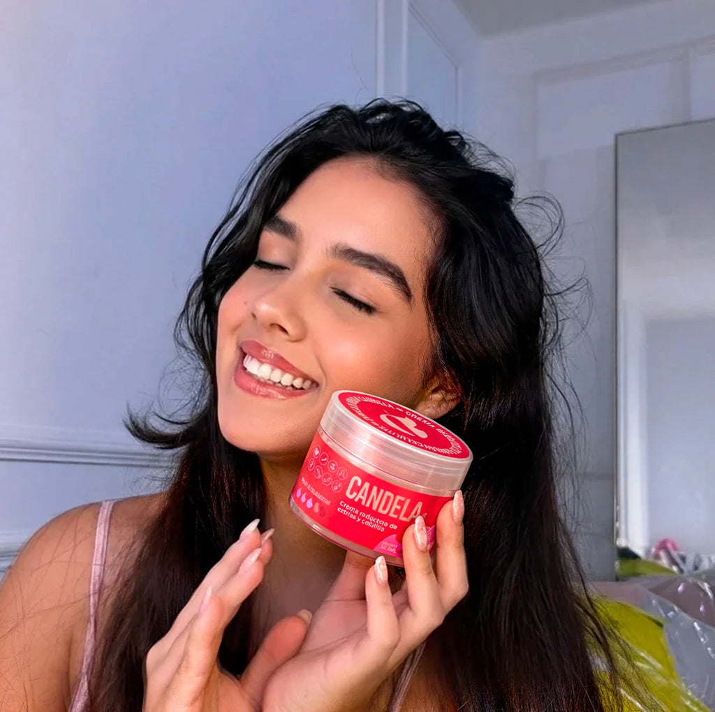 Candela Crema Reductora: Estrías, Celulitis y Piel Firme