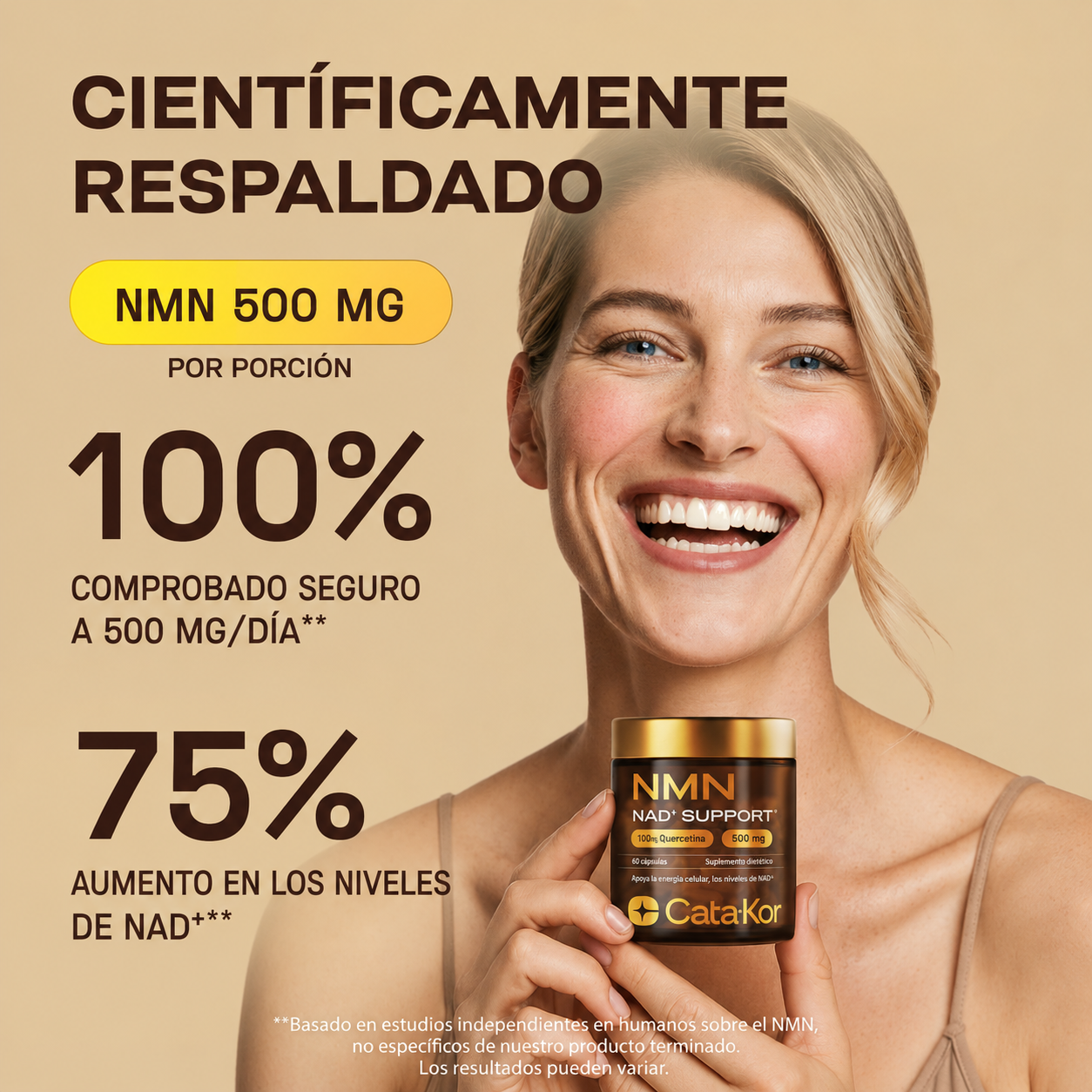 Cata-Kor NMN: Energía y Longevidad Celular