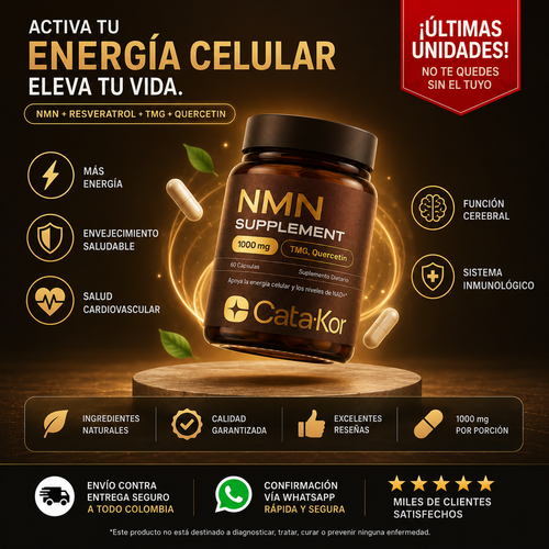 Cata-Kor NMN: Energía y Longevidad Celular