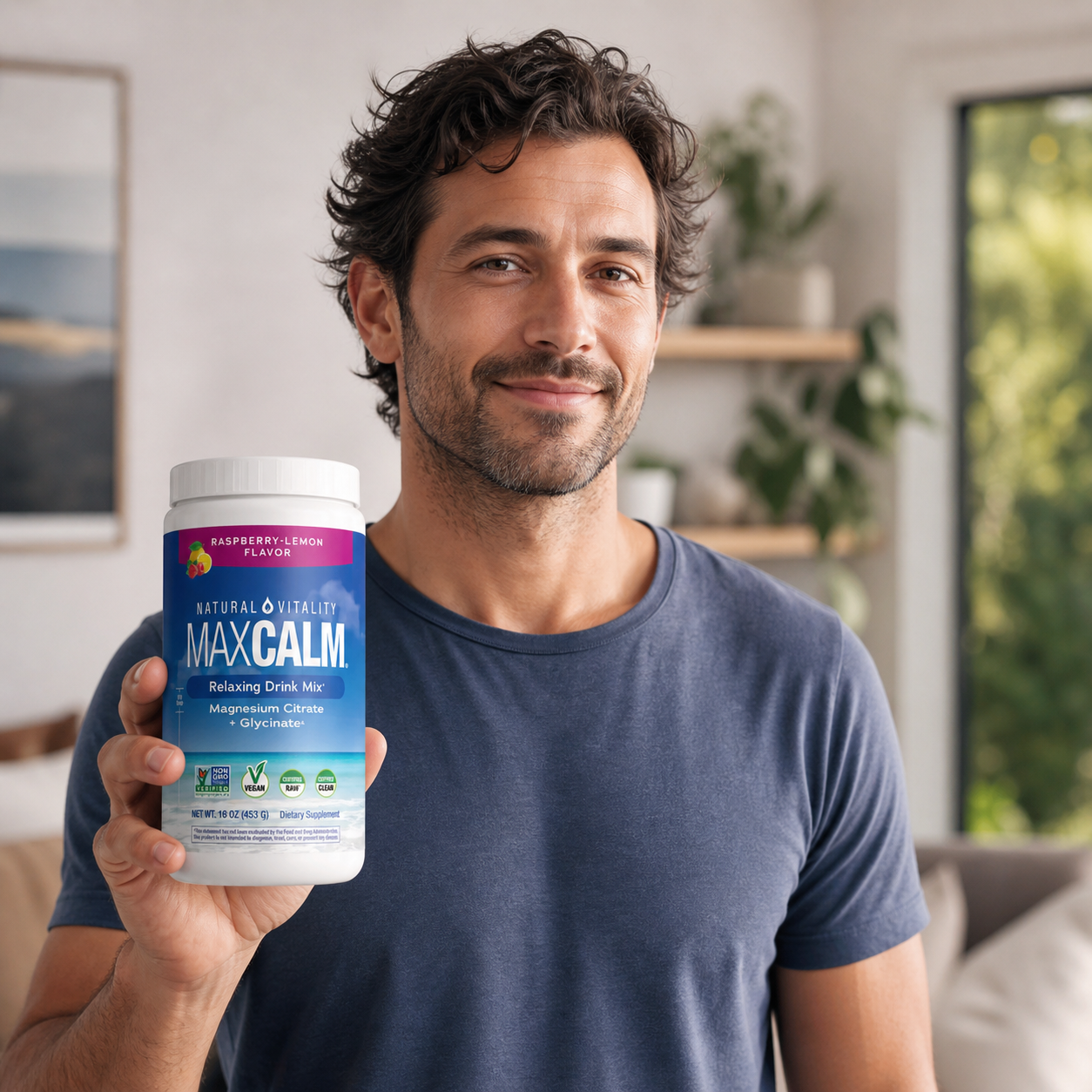 MAXCALM Powder Raspberry-Lemon: Relájate, Duerme y Recupérate