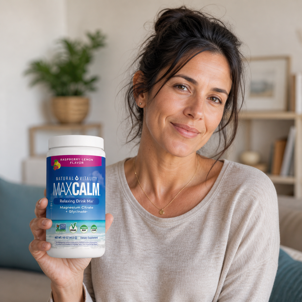MAXCALM Powder Raspberry-Lemon: Relájate, Duerme y Recupérate