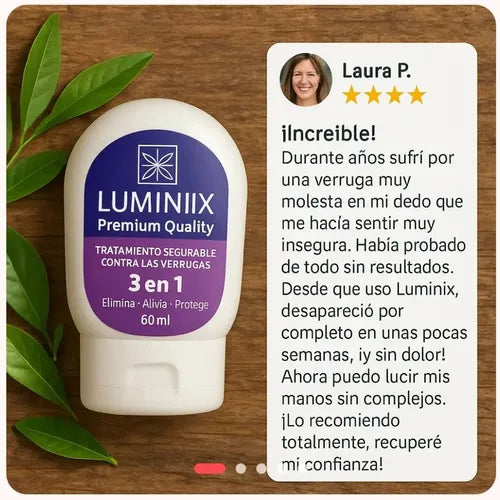 Luminiix Eliminador de Verrugas: Piel Limpia Sin Dolor