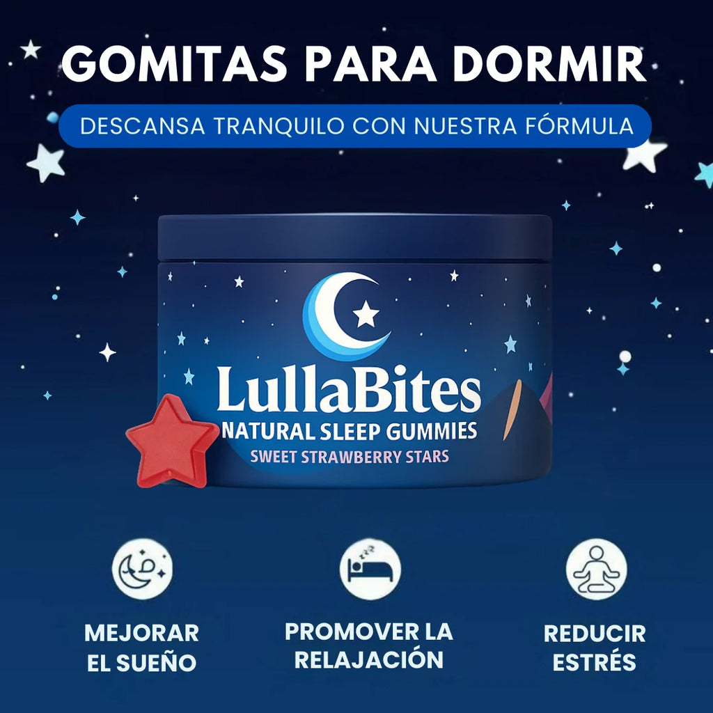 LullaBites Sleep Gummies: Sueño Profundo Sin Melatonina