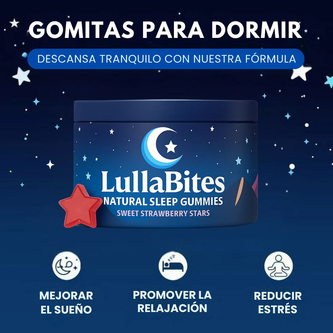 LullaBites Sleep Gummies: Sueño Profundo Sin Melatonina