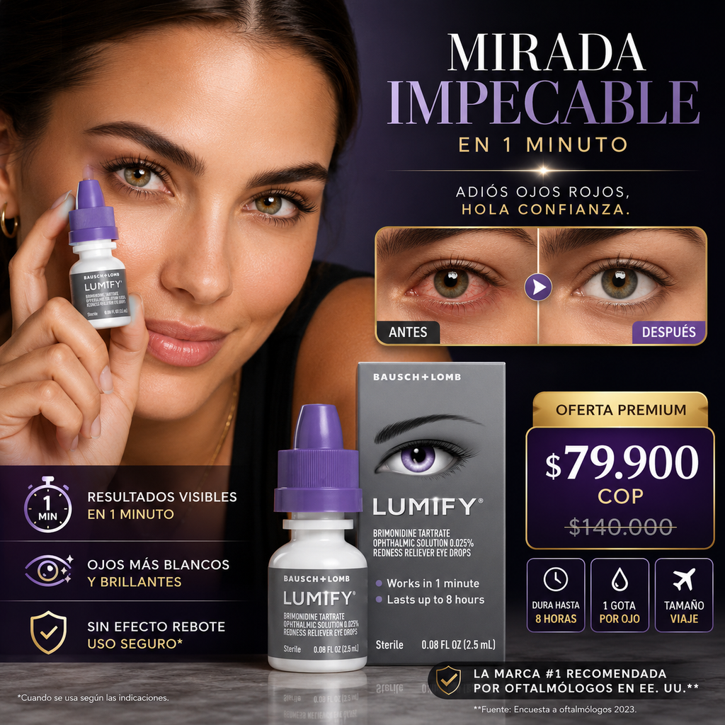 Lumify Eye Drops: Ojos blancos en un minuto