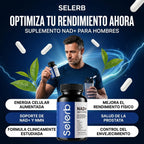 Selerb NAD+ Suplemento para Hombres — 60 Cápsulas