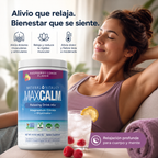 MAXCALM Powder Raspberry-Lemon: Relájate, Duerme y Recupérate