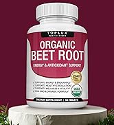 Toplux Organic Beet Root Capsules: Energía y Circulación Natural