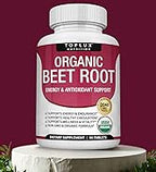 Toplux Organic Beet Root Capsules: Energía y Circulación Natural