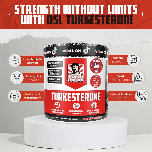 Turkesterone Old School Labs: Músculo, Recuperación, Resultados