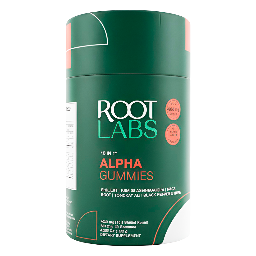 Root Labs Shilajit Alpha Gummies: Energía Natural Sin Crash
